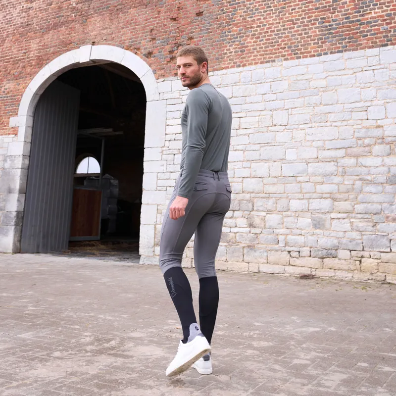 Samshield Niels Carbon Long Sleeve Mens Tee - Dark Forest -5