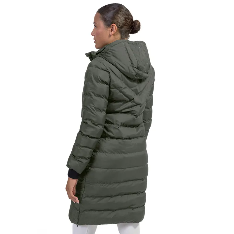 Samshield Sierra Ladies Long Down Jacket - Dark Forest -1