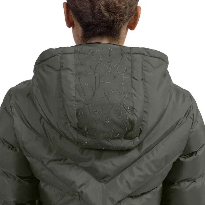 Samshield Sierra Ladies Long Down Jacket - Dark Forest -2