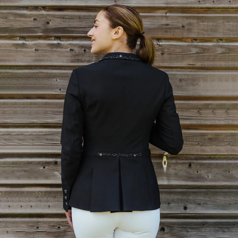 Samshield Victorine Flower Jewellery Ladies Competition Jacket - Navy-4