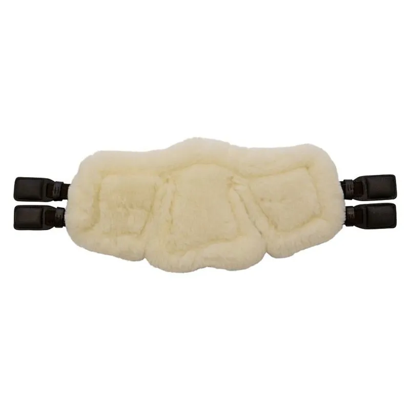 Stubben Equi-Soft Dressage Girth with Lambskin Pad - Black/Natural-1
