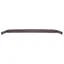 Equiline BB0417 Flat Padded Leather Browband with Stitching - Brown