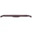 Equiline BB0418 Shaped Browband with Stitching - Brown