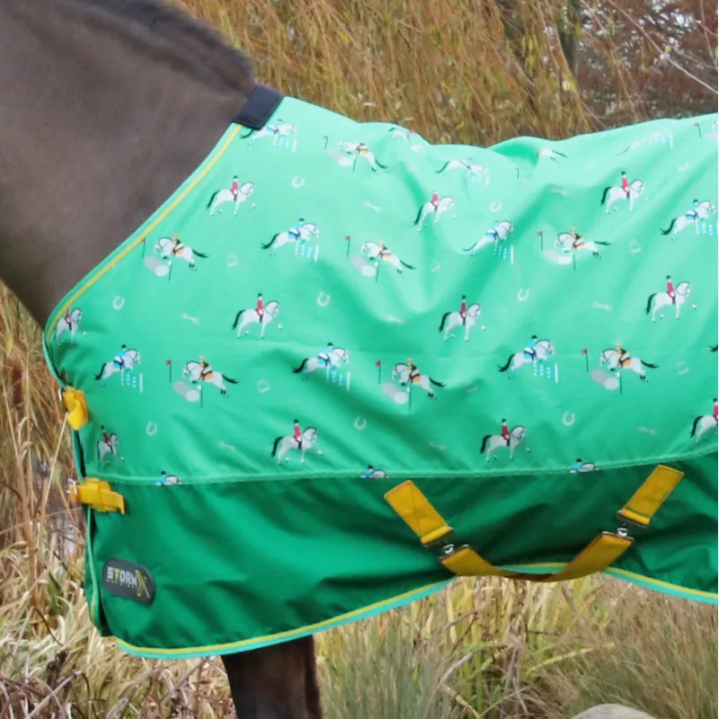 StormX Original 50g Turnout Rug Competition Ready/Green/Green