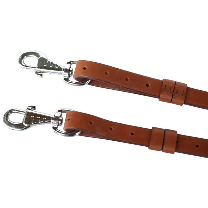 Stubben AKA Leather Chest Strap - Tobacco-1