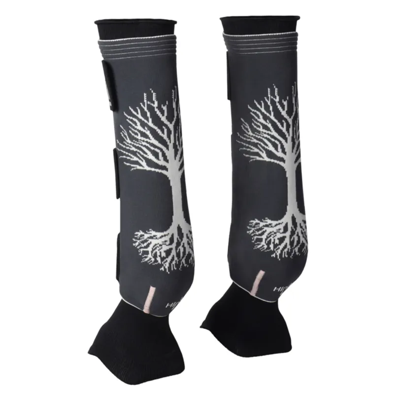 Stubben x EQUI Compress Hind Stockings Set - Grey-2