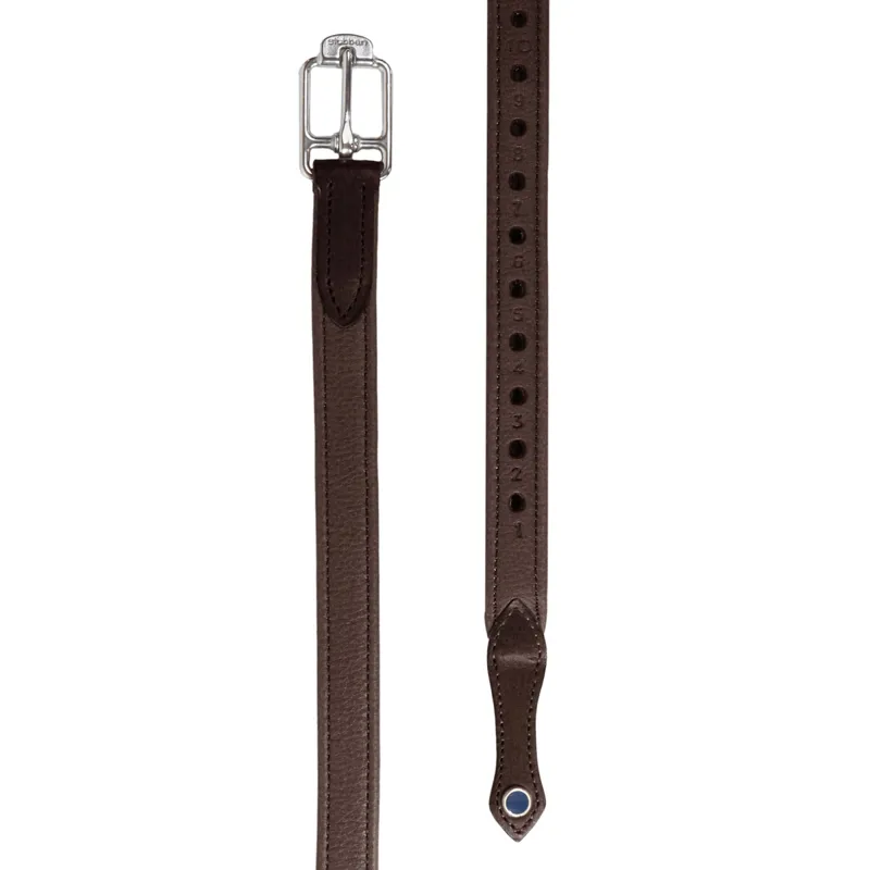 Stubben NT De Luxe Stirrup Leathers - Ebony Brown
