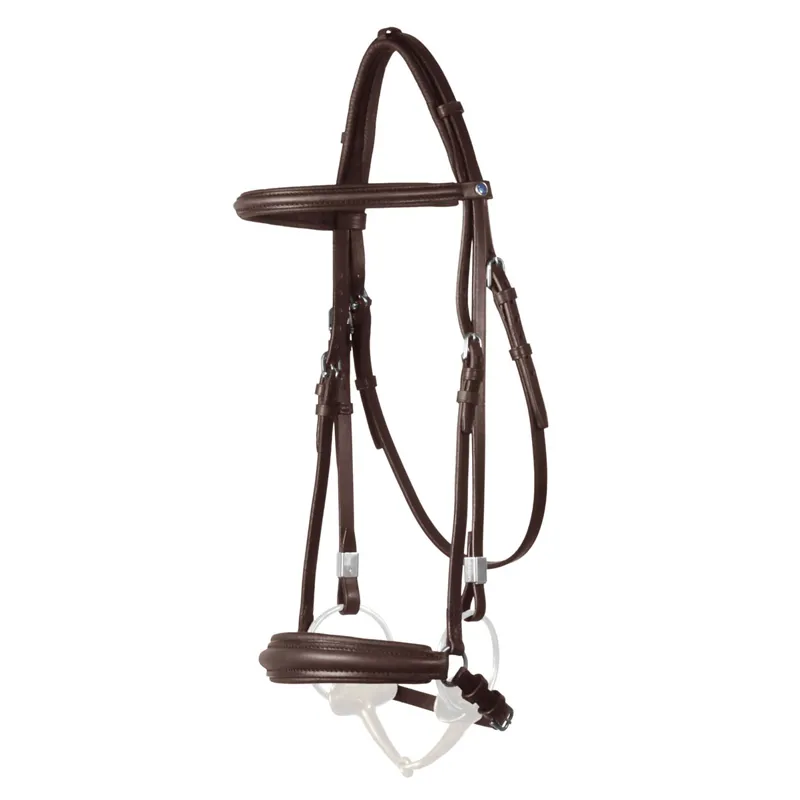 Stubben Leitrim Slide/Lock Drop 2305 Bridle - Ebony Brown