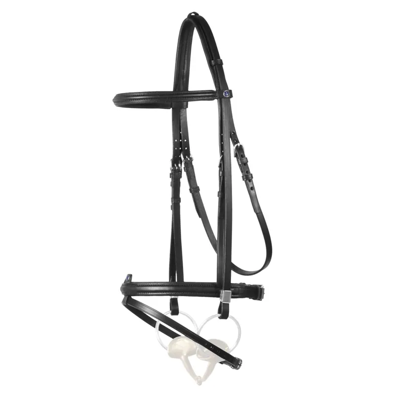 Stubben Leitrim Slide/Lock Flash 2305 Bridle - Black