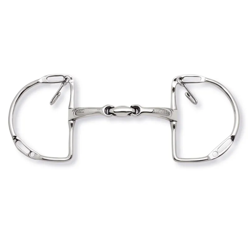 Stubben Easy Control German D-Ring Double Jointed Lozenge Bit