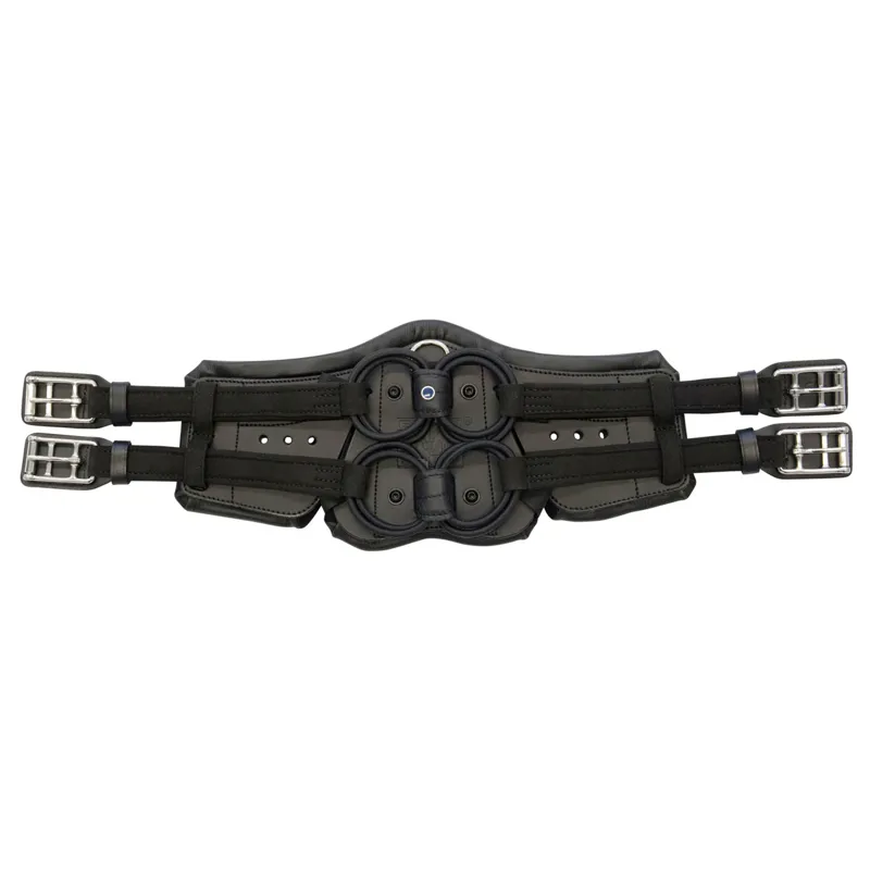 Stubben Equi-Soft Dressage Girth - Black/Leather Pad - TRIAL