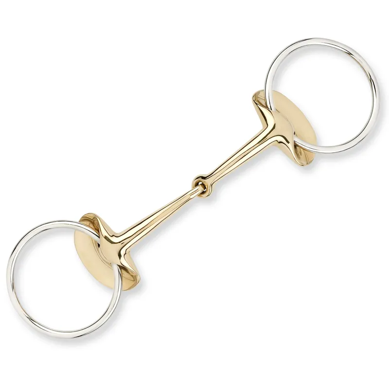 Stubben Golden Wings Single Jointed Snaffle Bit