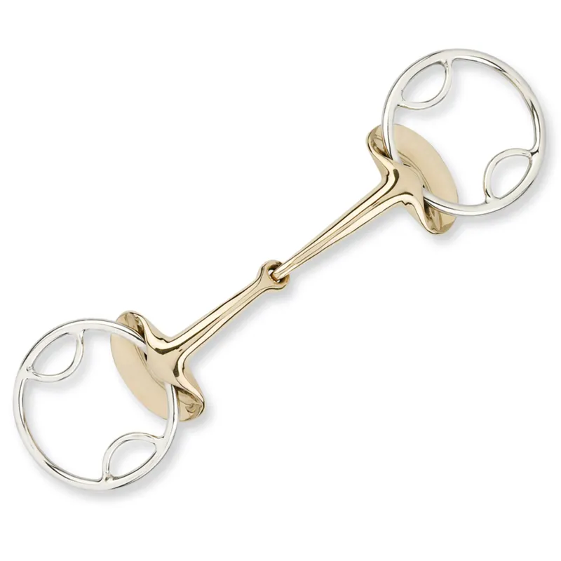 Stubben Golden Wings 4 in 1 Loop Ring Bevel Single Jointed Bit