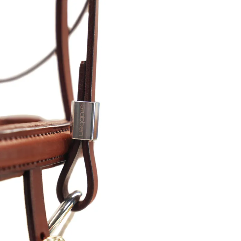 Stubben Pro-Jump Tandem 2700 Bridle - Redwood-1