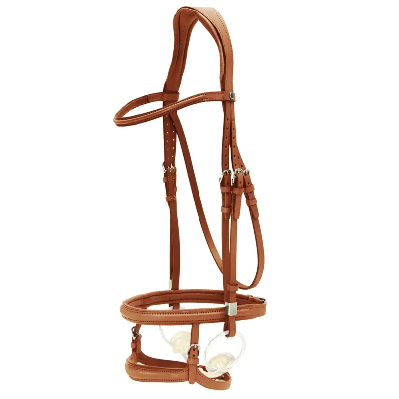 Stubben Pro-Jump Tandem 2700 Bridle - Tobacco