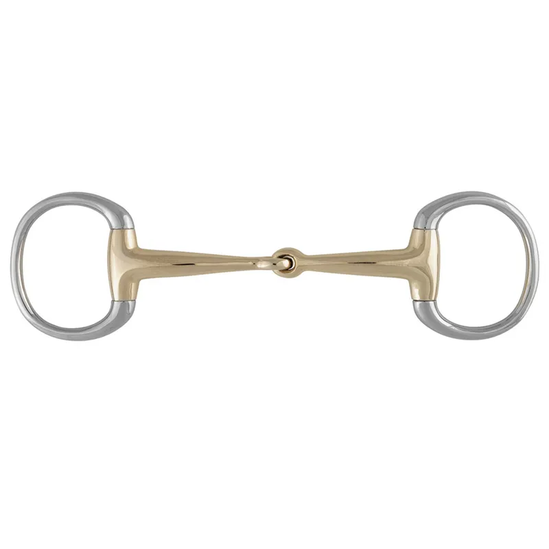 Stubben Sweet Copper Single Jointed Eggbutt Bradoon Bit