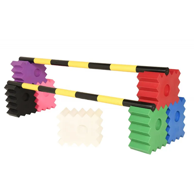 Stubbs Pole Block Single Jump Wing - Red-2