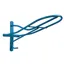 Stubbs S17 Standard Saddle Rack - Blue