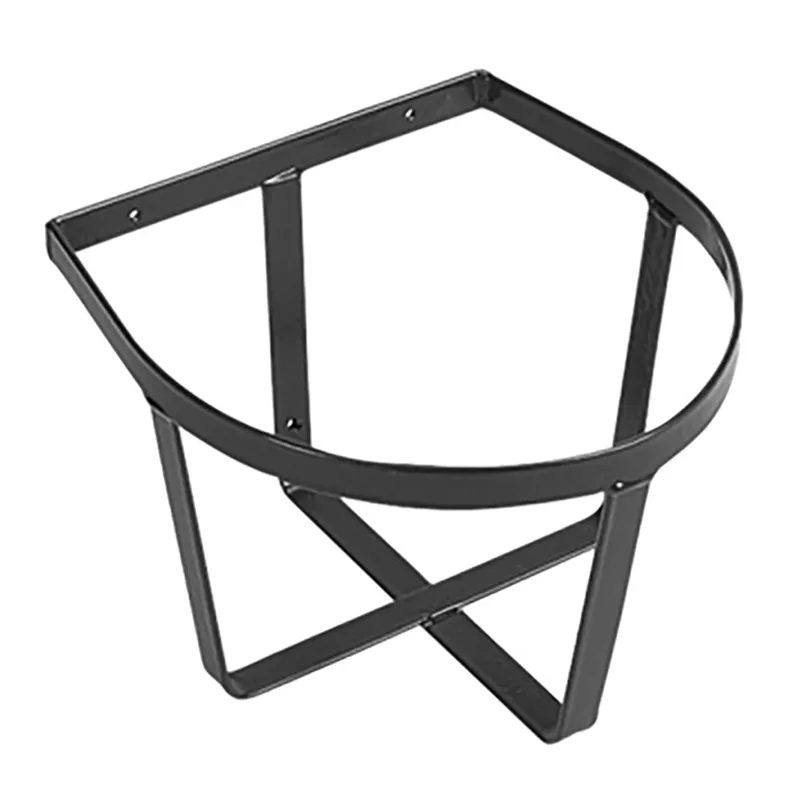 Stubbs Wall Fixture Lightweight Bucket Holder - Black