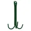 Stubbs Three Prong Hanging Tack Hook - Green