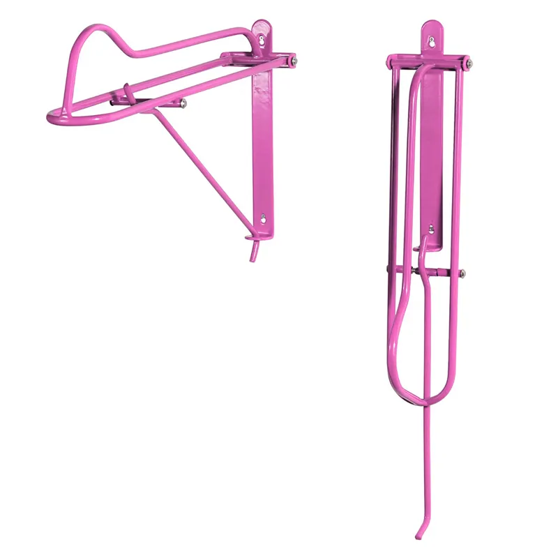 Stubbs Folding Saddle Rack - Pink