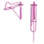 Stubbs Folding Saddle Rack - Pink