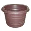 Stubbs Jumbo 25L Bucket with Handle - Brown