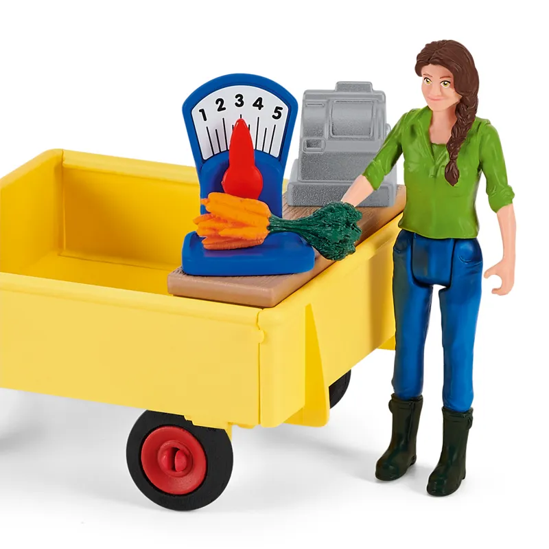 Schleich Sunny Day Mobile Farm Stand Toy Set-2