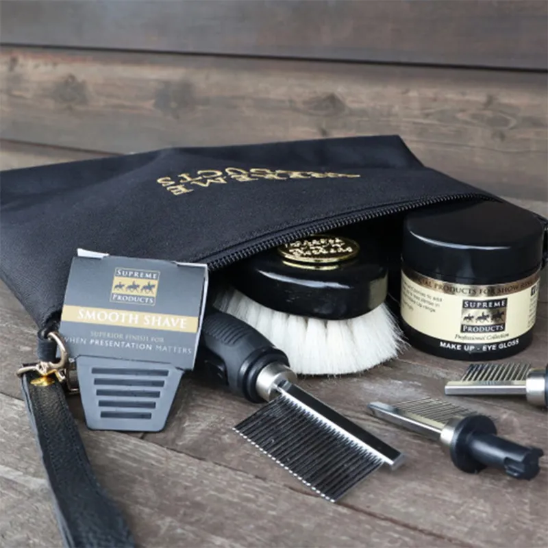 Supreme Products Accessories Pouch - Black/Gold-1