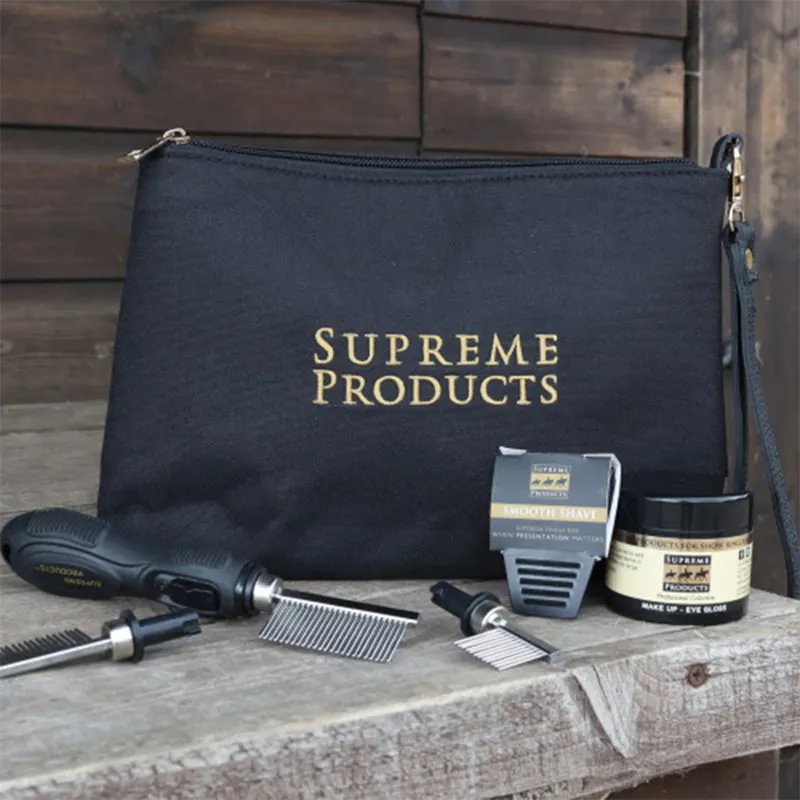 Supreme Products Accessories Pouch - Black/Gold-2
