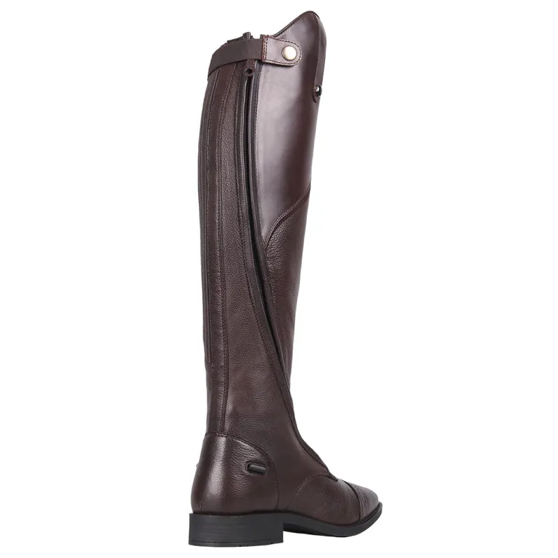 QHP Tamar Junior Tall Riding Boots - Standard Calf - Brown-1