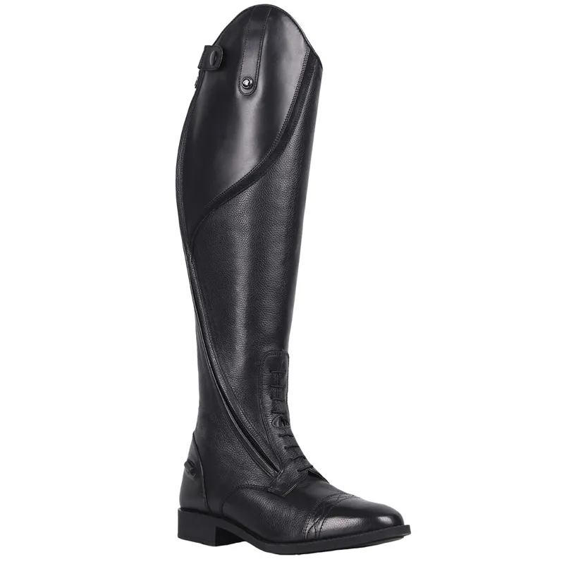 QHP Tamar Junior Tall Riding Boots Wide Calf Black