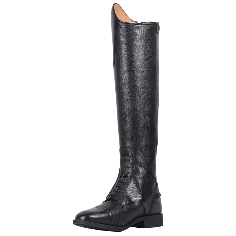 QHP Tamar Junior Tall Riding Boots - Wide Calf - Black-3