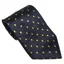 Equetech Diamond Adults Show Tie - Navy/Gold
