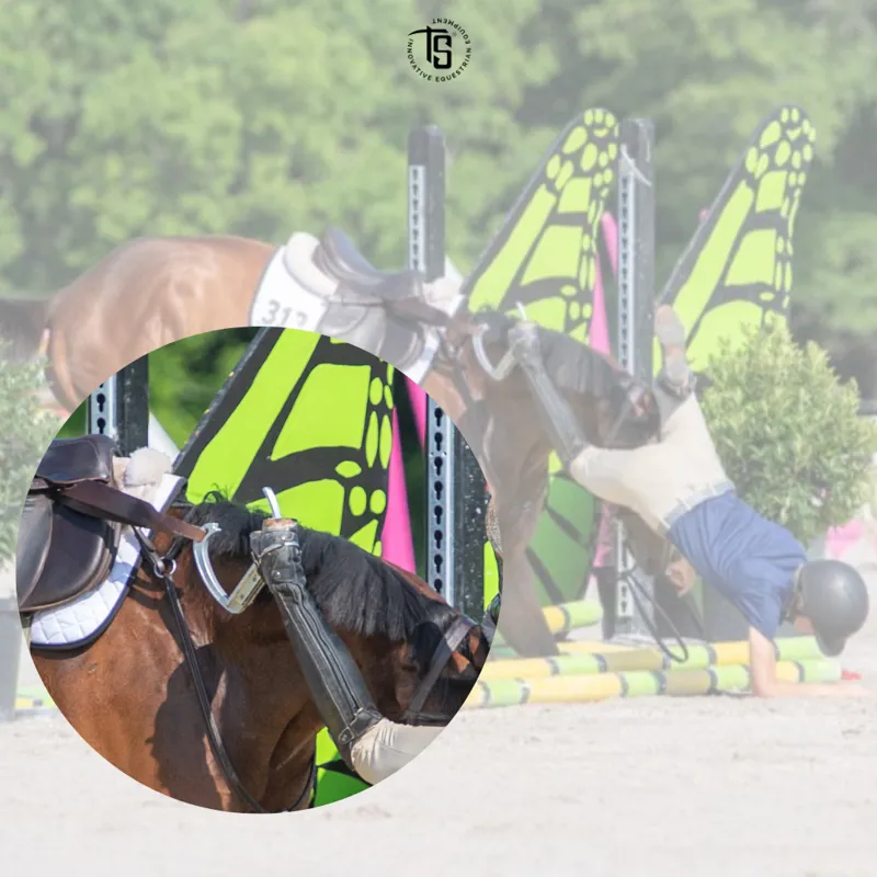 Tech Venice Dressage Plus Safety Stirrups - Brown/Brown-1