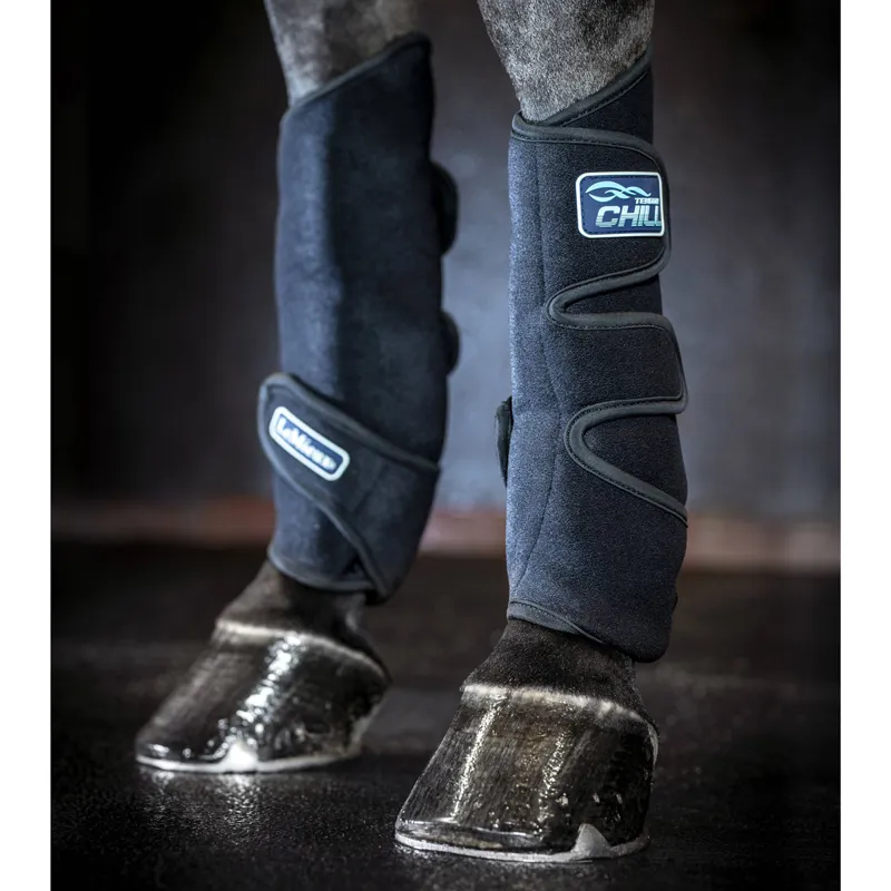 LeMieux Tendon Chill Boots - Black-3