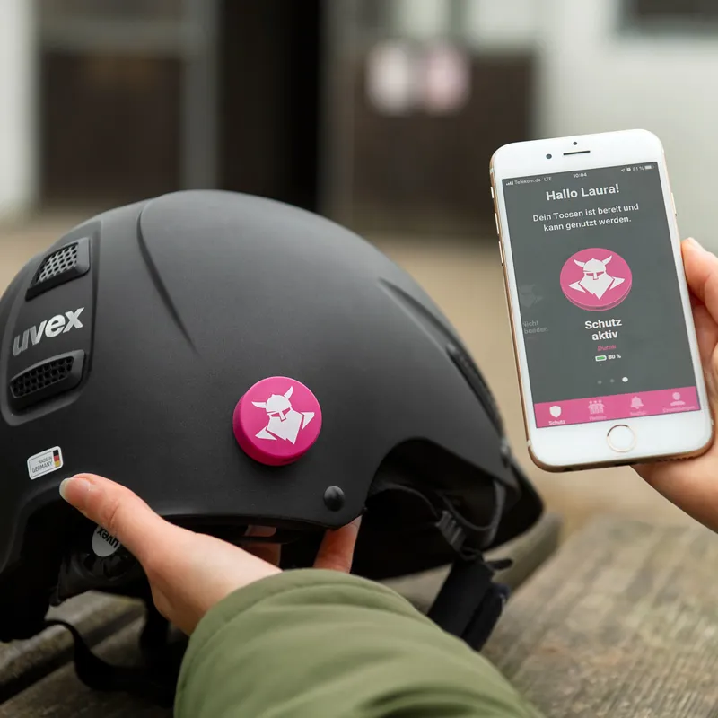 Uvex Tocsen Crash Sensor Button - Pink-5