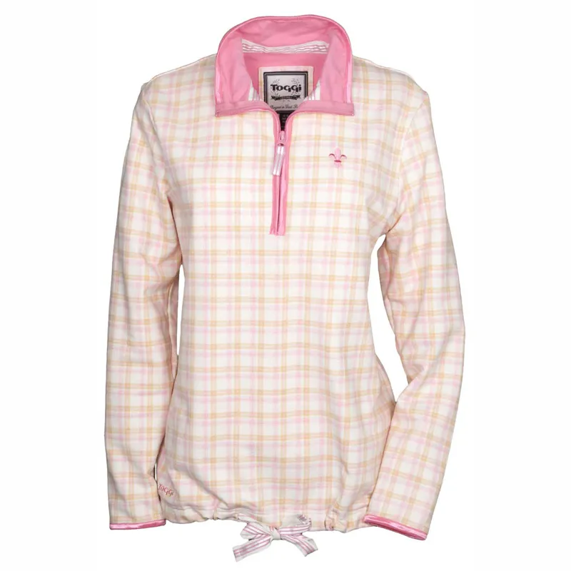 Toggi Cecile Ladies Sweatshirt Blush Check