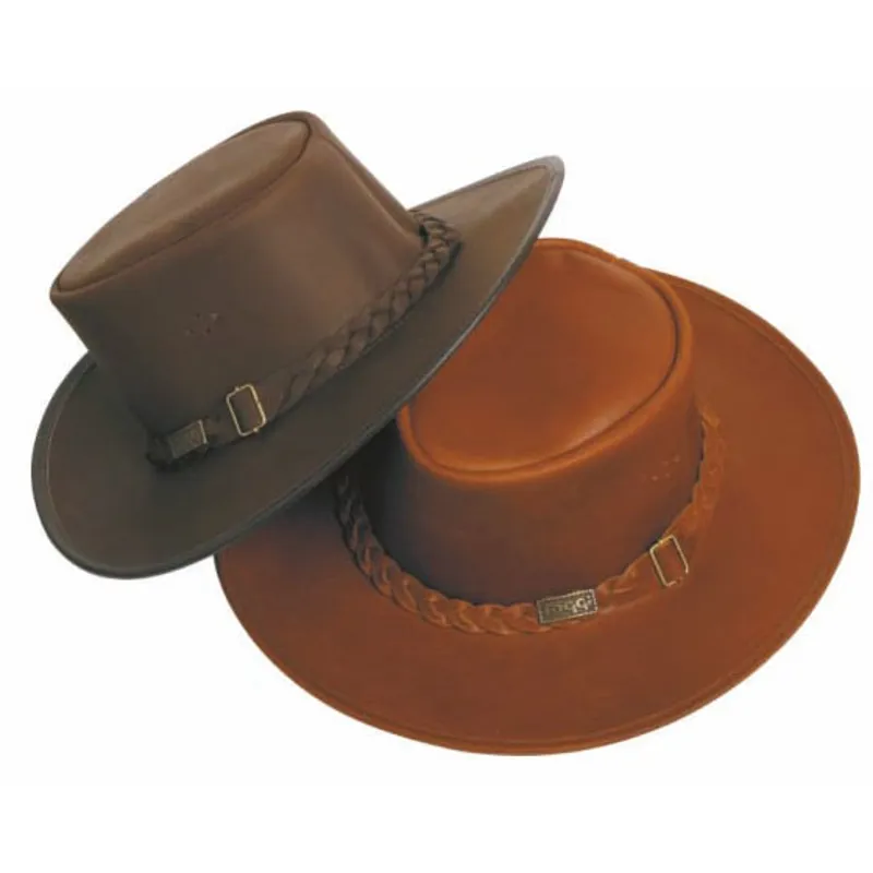 Toggi Drover Leather Bush Hat - Tan Brown-1