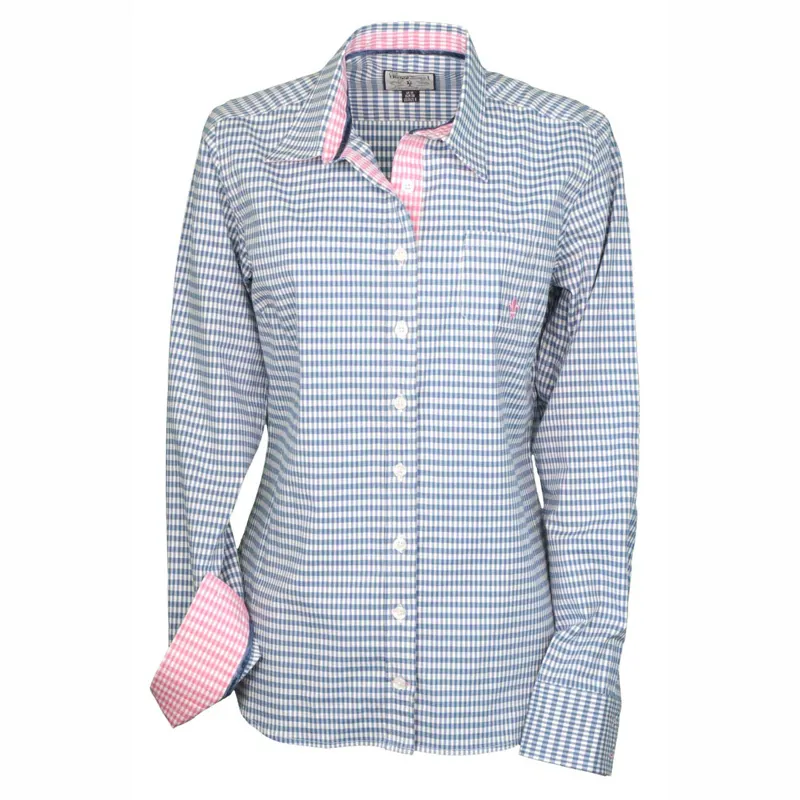 Toggi Milo Ladies Long Sleeve Shirt - Ocean Check