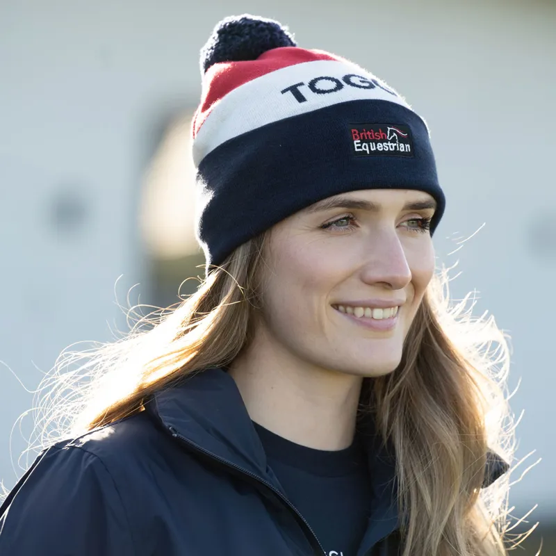 Toggi GBR Passy Unisex Bobble Hat - Red/White/Blue-2