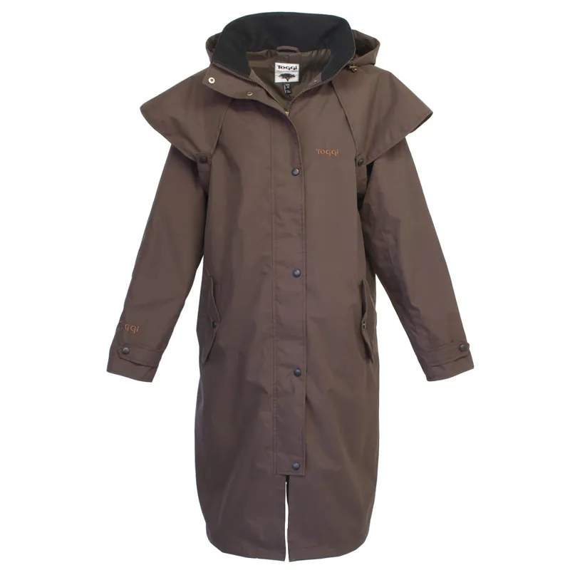 Toggi Pembrooke Unisex Full Length Coat - Chocolate