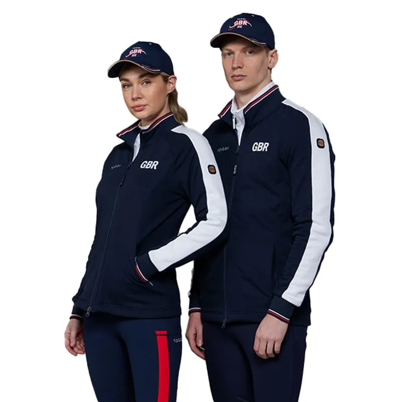 Toggi GBR Seine Unisex Full Zip Sweatshirt - Navy