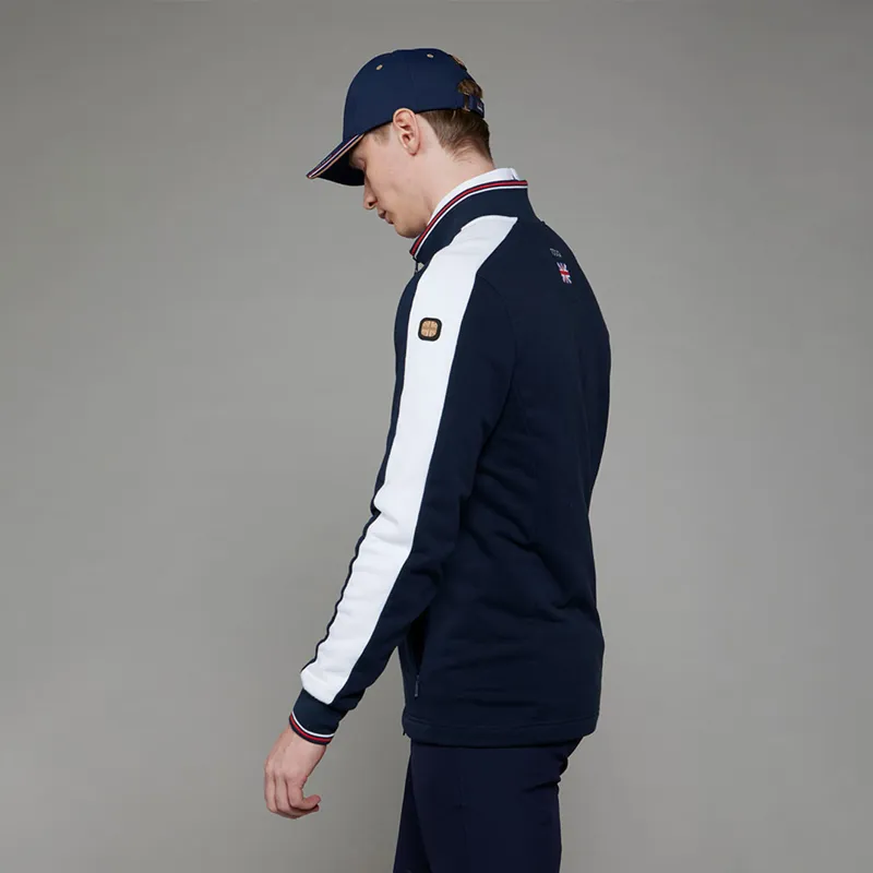 Toggi GBR Seine Unisex Full Zip Sweatshirt - Navy-1