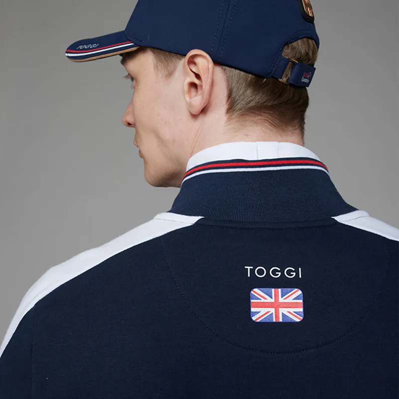 Toggi GBR Seine Unisex Full Zip Sweatshirt - Navy-2