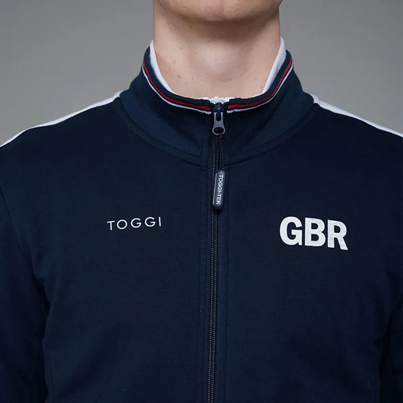 Toggi GBR Seine Unisex Full Zip Sweatshirt - Navy-3