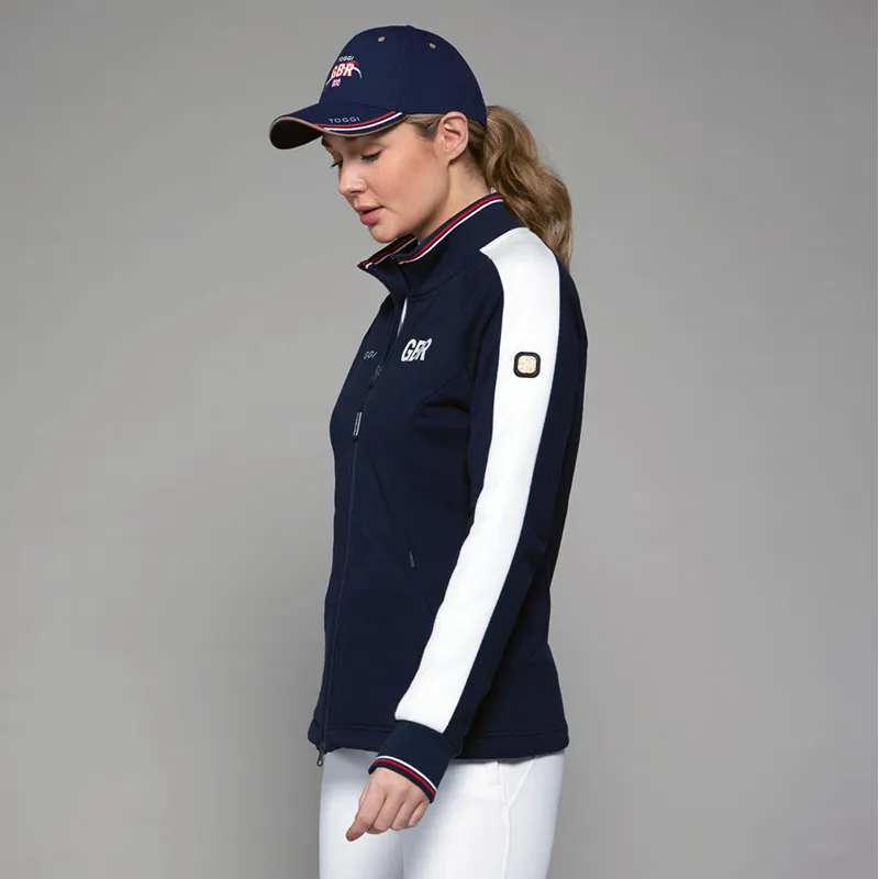 Toggi GBR Seine Ladies Full Zip Sweatshirt - Navy-1