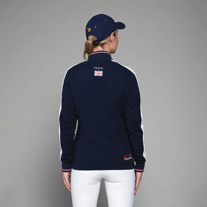 Toggi GBR Seine Ladies Full Zip Sweatshirt - Navy-2