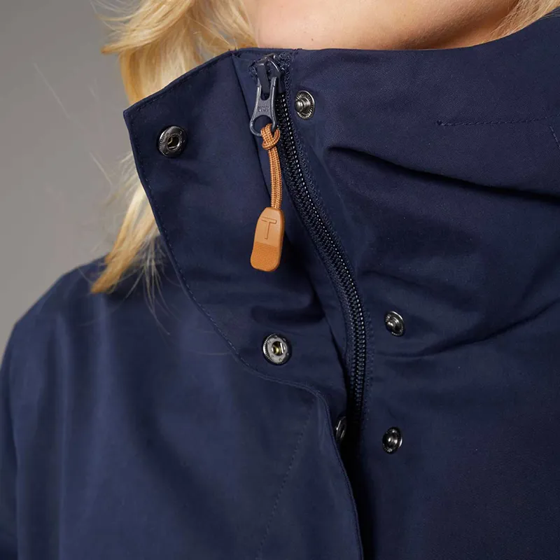 Toggi Shelter Ladies Long Waterproof Jacket - Navy-2
