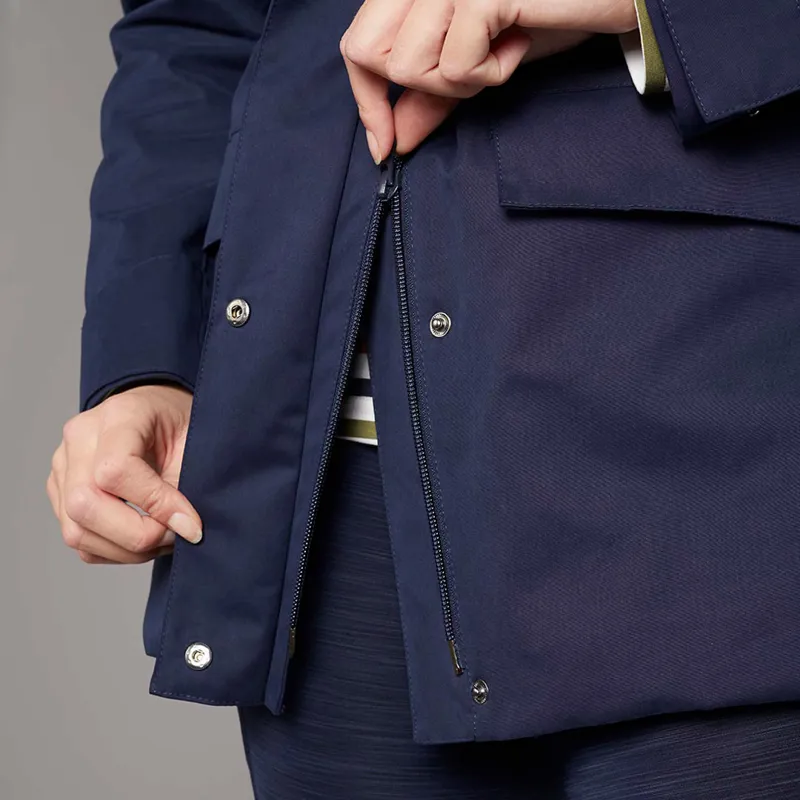 Toggi Shelter Ladies Long Waterproof Jacket - Navy-3